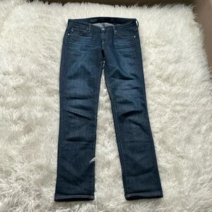 ag the stevie cuff slim straight cuffed jeans‎